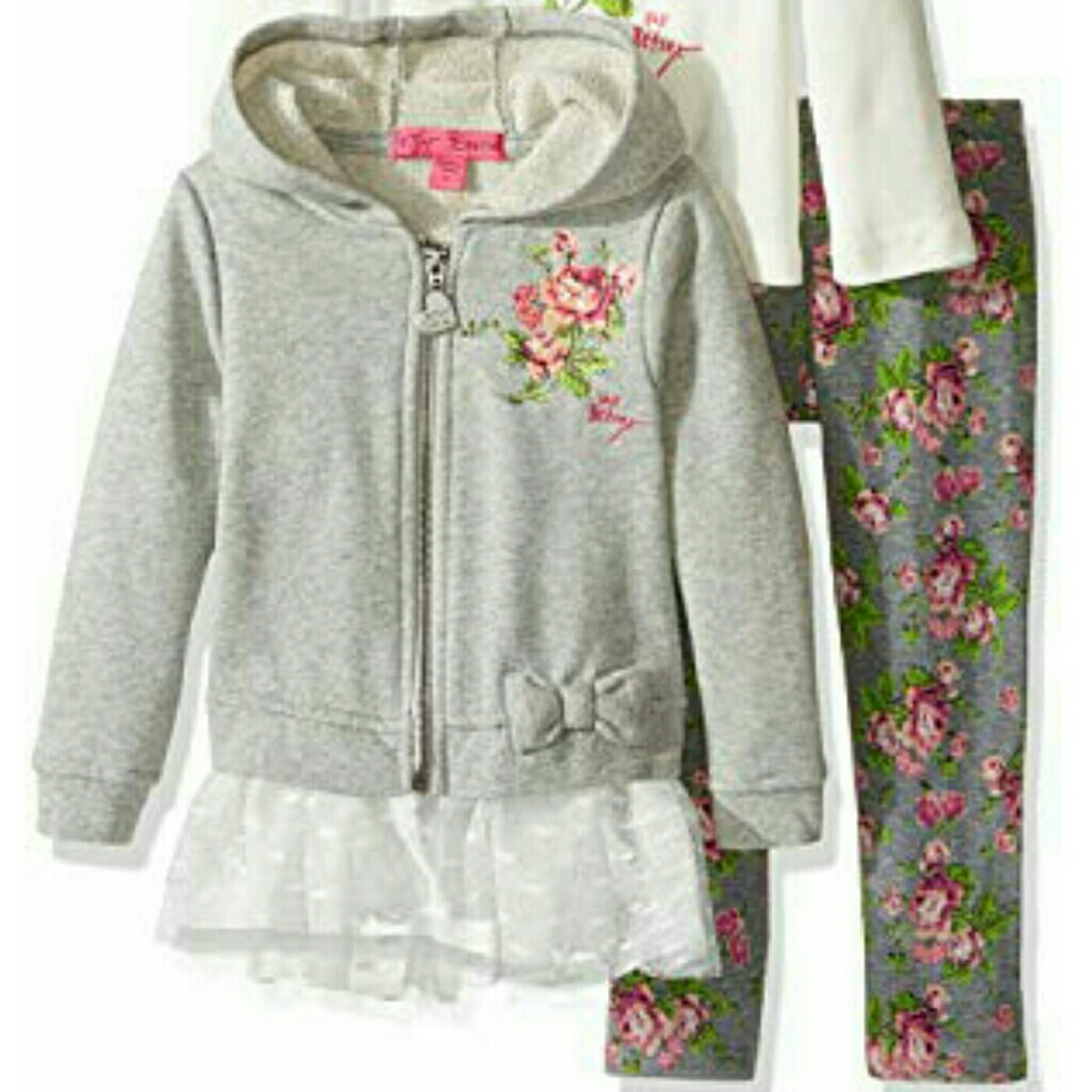 Betsey Johnson 3-piece ADORABLE NWTAGS , Heather